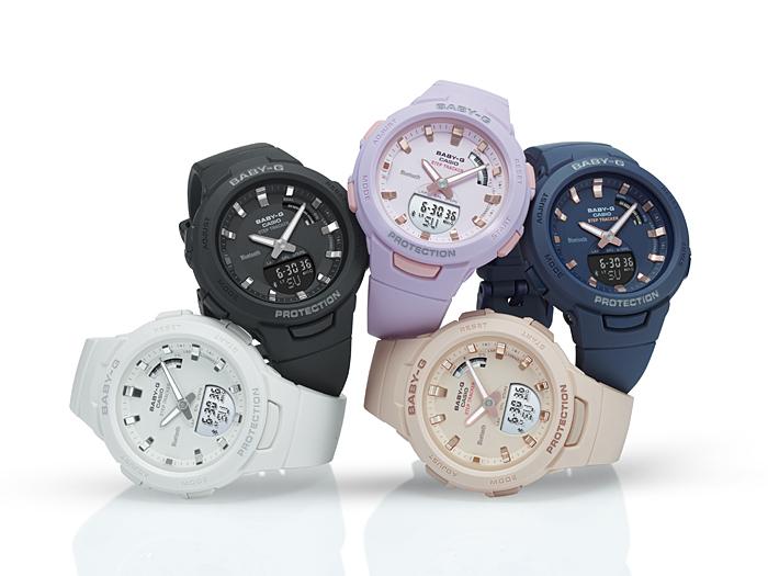Casio Men's Resin 100M Water Resistant Digital Shock Resistant Quartz Watch BSA-B100-7A