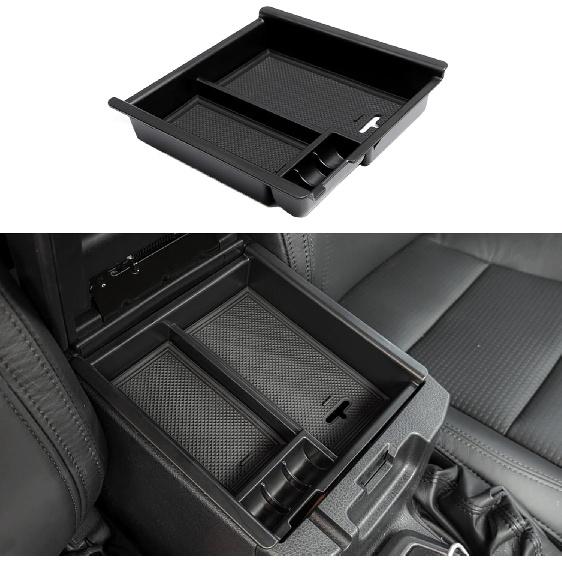 JDMCAR Center Console Organizer Tray Compatible With Toyota Tacoma Accessories 2016- , Armrest Ert Container ABS Material Secondary Storage Box
