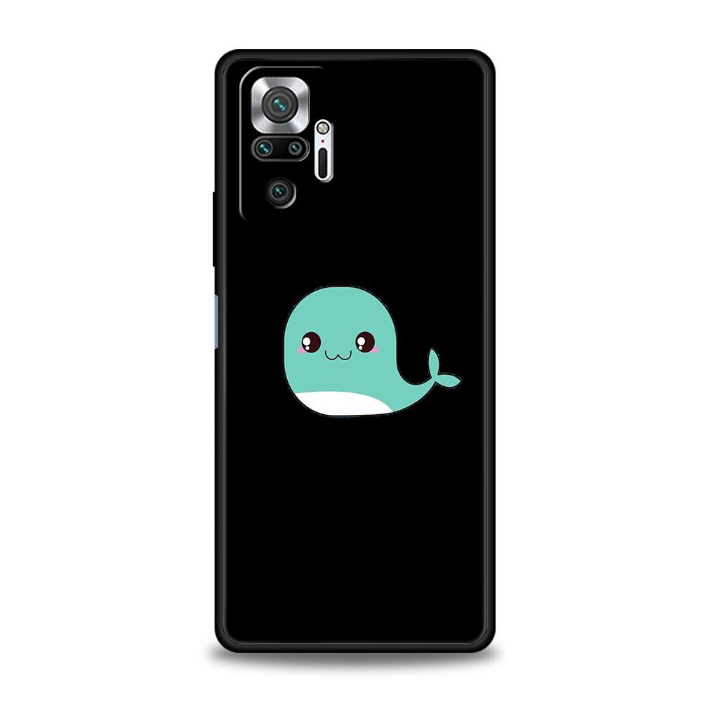Phone Case For Xiaomi Redmi Note 10 11 9 8 Pro 9S 7 8T 9T 9A 8A 9C K50 K40 Gaming Cover Kawaii Avocado Cartoons Panda Flower