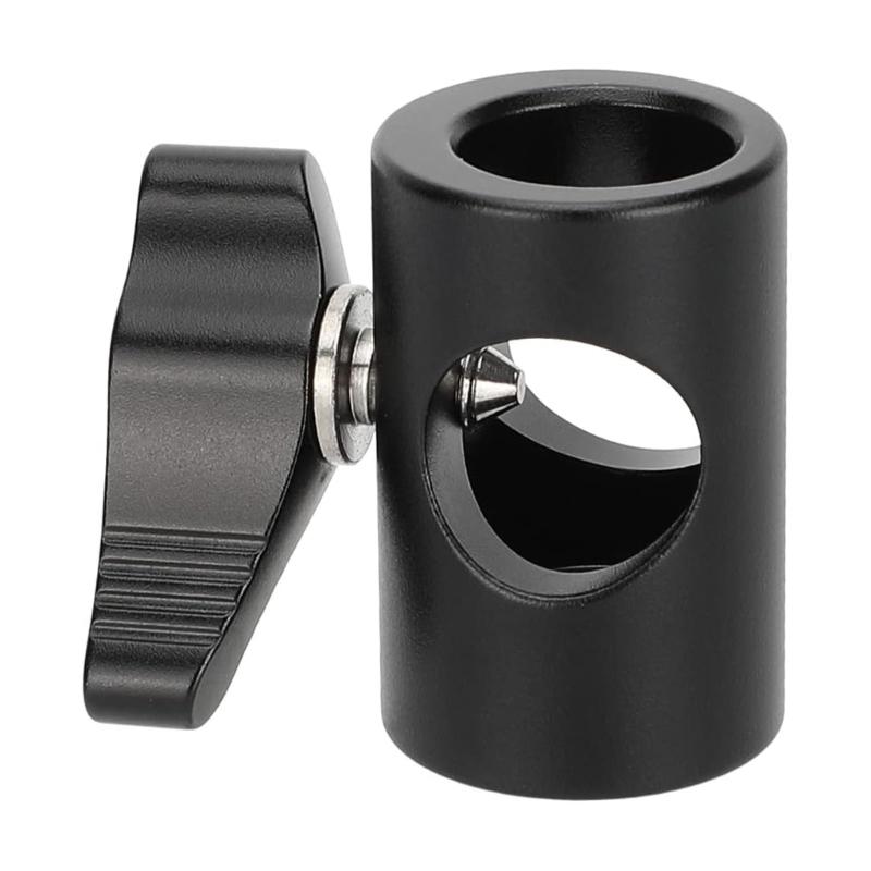 Pipe Clamp Converters with 1/4inch Hole to 16mm Tube Adapters Easy Installation for Mechanical Engineering Projects and Home Use