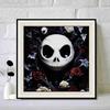 5D DIY Diamond Painting Decorative Skeleton Flowers Full Round Drill Scenery Diamond Embroidery Cross Stitch Kits Home Decor Gift