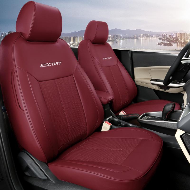 YN Custom Fit Sports Leather Seat Cover for Ford Focus - All-Season Cushion