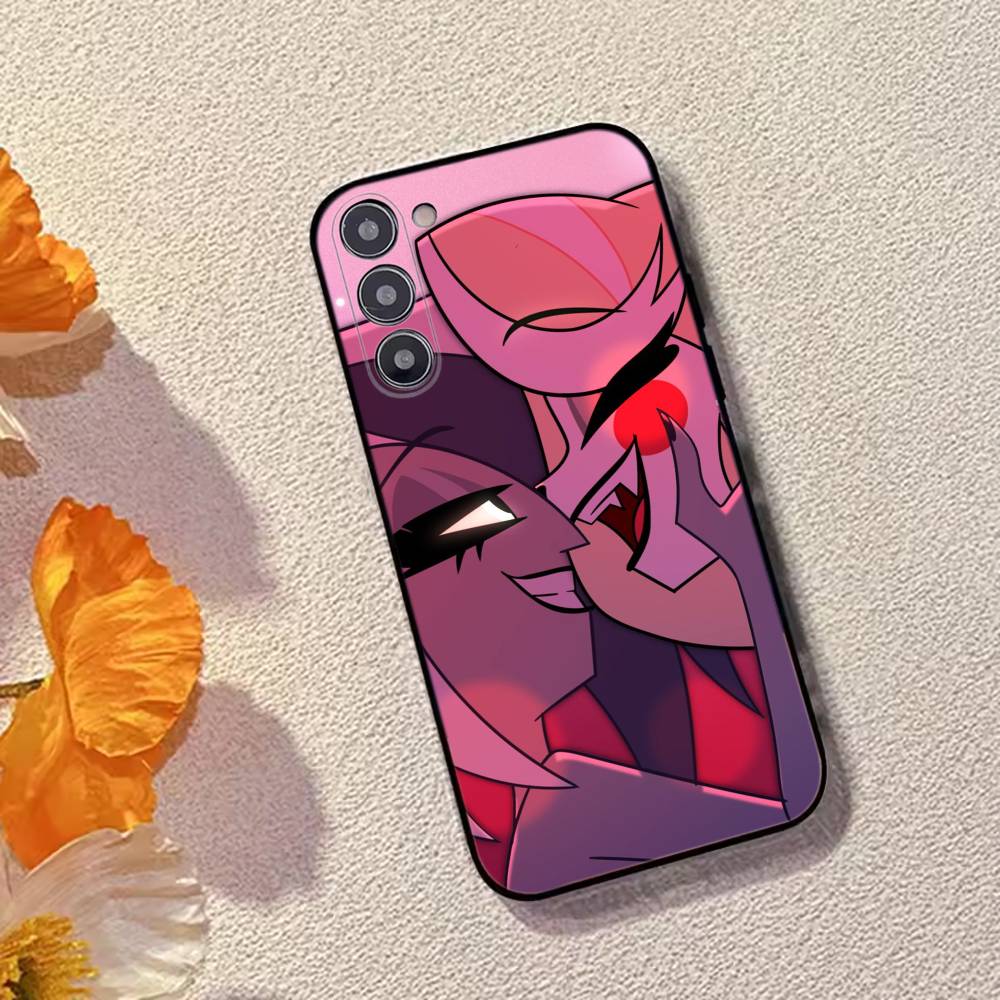 H-Hazbins Hotels Hot Cartoon Phone Case For Samsung Galaxy A73,A72,A71,A70,A53,A52,A51,Others Soft Black Cover