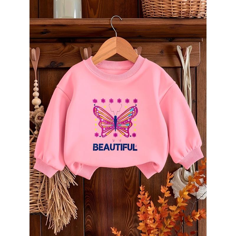 European sizes Bright Colored Printed Pattern, Comfortable and Skin Friendly for  Kids, Versatile Round Neck Hoodie for Daily Use