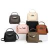 Early Spring New Fashion Niche Design Top Layer Togo Leather Kelly Handbag Shoulder Bag Lock Buckle Elegant Versatile