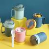 500ml Lunch Box Portable Food Thermal Insulated Container Breakfast Cup Leak-Proof Soup Milk Thermos Bottle Tumblers With Spoon