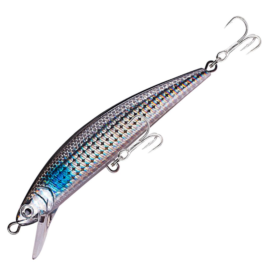 Angeln Kunstköder mit 2 Drillingen Bionischer Angelköder Sinkend Künstlicher Simulationsköder