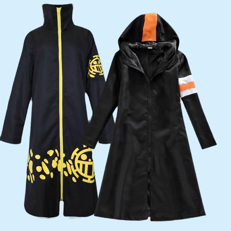 Anime ONE PIECE COS clothing Anime Trafalgaro second generation third generation black robe cape cape clothing