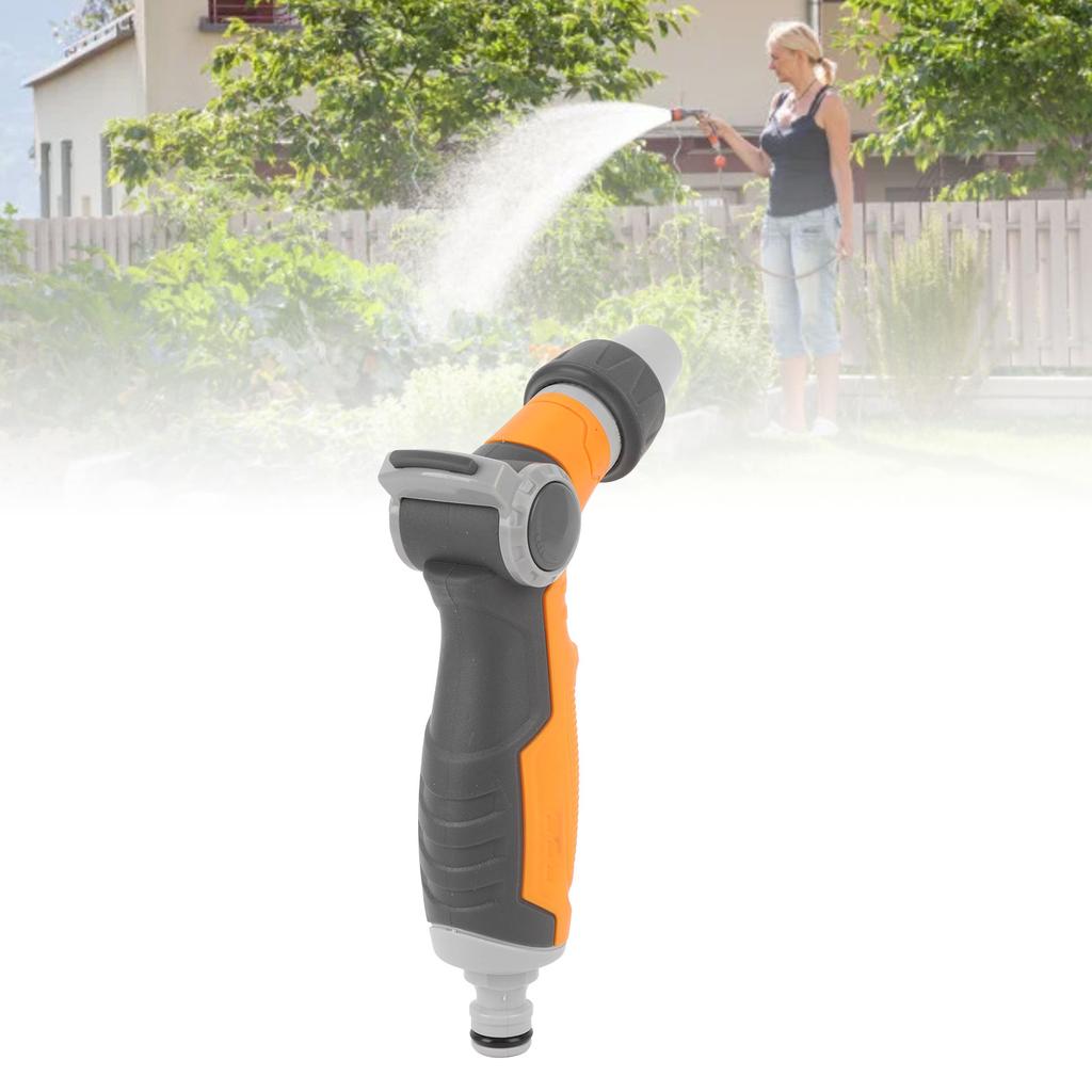 Garden Spray Nozzle, Rugged ABS and Rubber Material Ergonomic Design Lkproof Multifunctional Garden Hose Nozzle for Watering Lawns and Garden