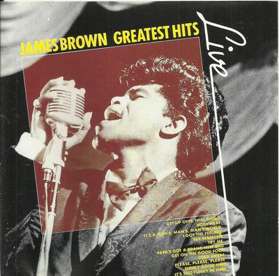 CD JAMES BROWN - Greatest Hits "Live" CDYDG74613 Yesterdays Gold 1987 Japan Jazz Used