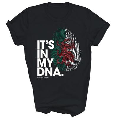 Its In My Dna Wales Flag Welsh Unisex Shirt Gift
