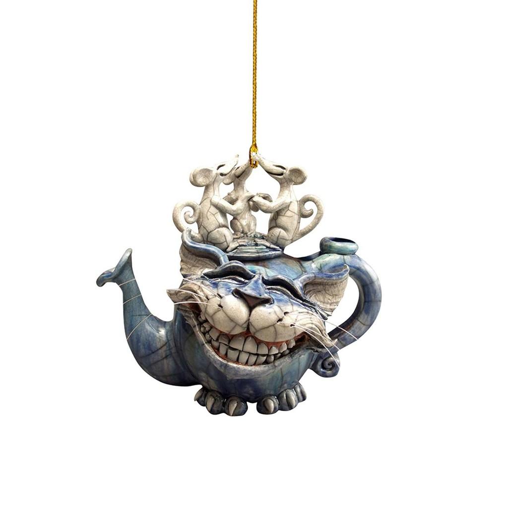 

Acrylic Decorative Unique Car Mirror Charm Rabbit And Mushroom Design Perfect For Enthusiasts Car 1