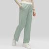 Fila Solid Color Mid Waist Elastic Straight Loose Casual Pants Women Pants Moss-Green F11W414609F-KK