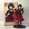 Anime Date A Live Tokisaki Kurumi Anime Figure Cute Girl Model Toy Pvc Red Dress Dress Up Standing Model Car Model Ornament Toy