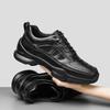 Fashion Designer Men's Genuine Leather Oxford Casual Shoes Outdoor Lightweight Hollow Out Shoes Men's Thick Soled Sneakers Mo-53