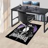 1pc Undertaker Home Office, Durable Polyester Floor Mat with Easy, Office Decor, Urban Style, Nonslip Backing, Highquality Fabric