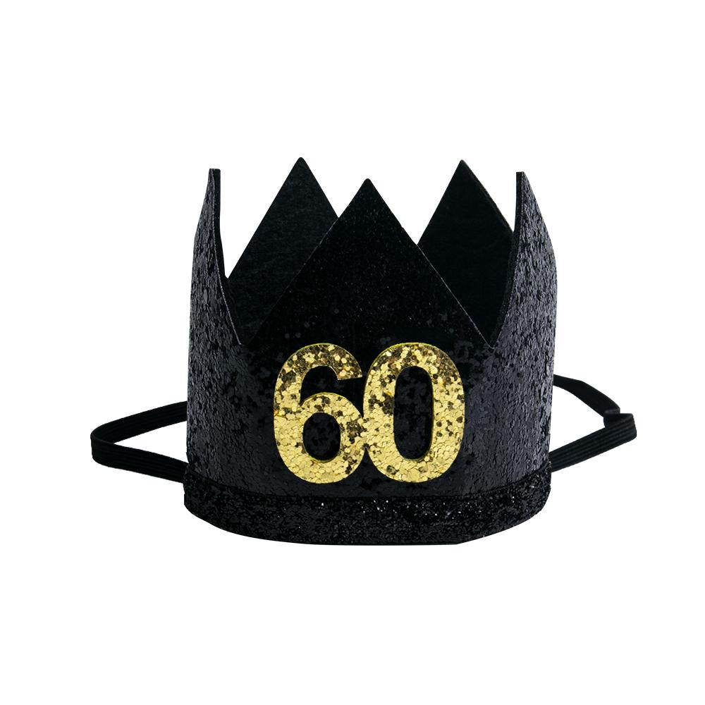 Корона на 30-й 40-й 50-й 60-й день рождения, Корона-диадема для дня рождения, Фотоаксессуары-короны для украшения дня рождения взрослых, Подарки на 30-летие