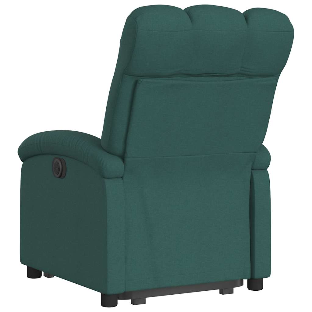 Vidaxl Lift Recliner Massage Chair, Electric, Reclining, Green