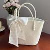 Women's 2025 Large Capacity Pink Handbag - New Style, High-end Texture, Trendy Niche Tote