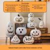 Luminous White Pumpkin Lantern: Large Halloween Decoration for Shopping Malls & Theme Events