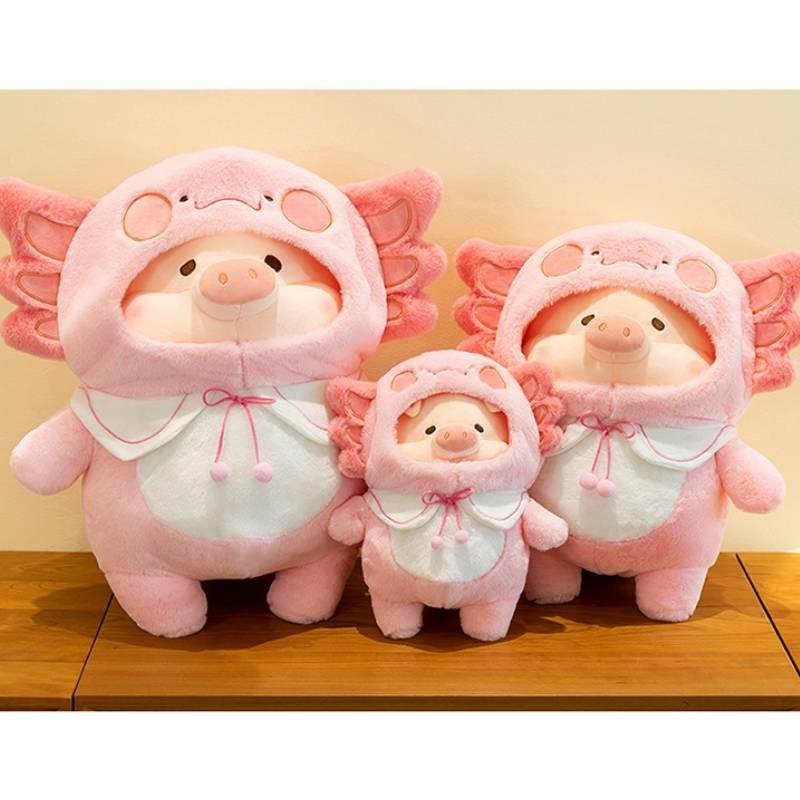 Pig Plush Dinosaur Toy Cartoon Stuffed Doll Room Sofa Decoration Gifts Kids