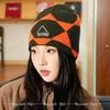 New Men Women Retro Mountain Letter Embroidery Knitted Hats Warm Outdoor Versatile Color Block Beanies Personal Fashion Skiing