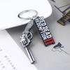 Game RDR2 Arthur Morgan Revolver Keyring Red Dead Redemption 2 Keychain Western Cowboy Fans Gift Cosplay Men Women Bag Jewelry
