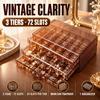 3-Tier 72-Slot Plastic Jewelry Organizer
