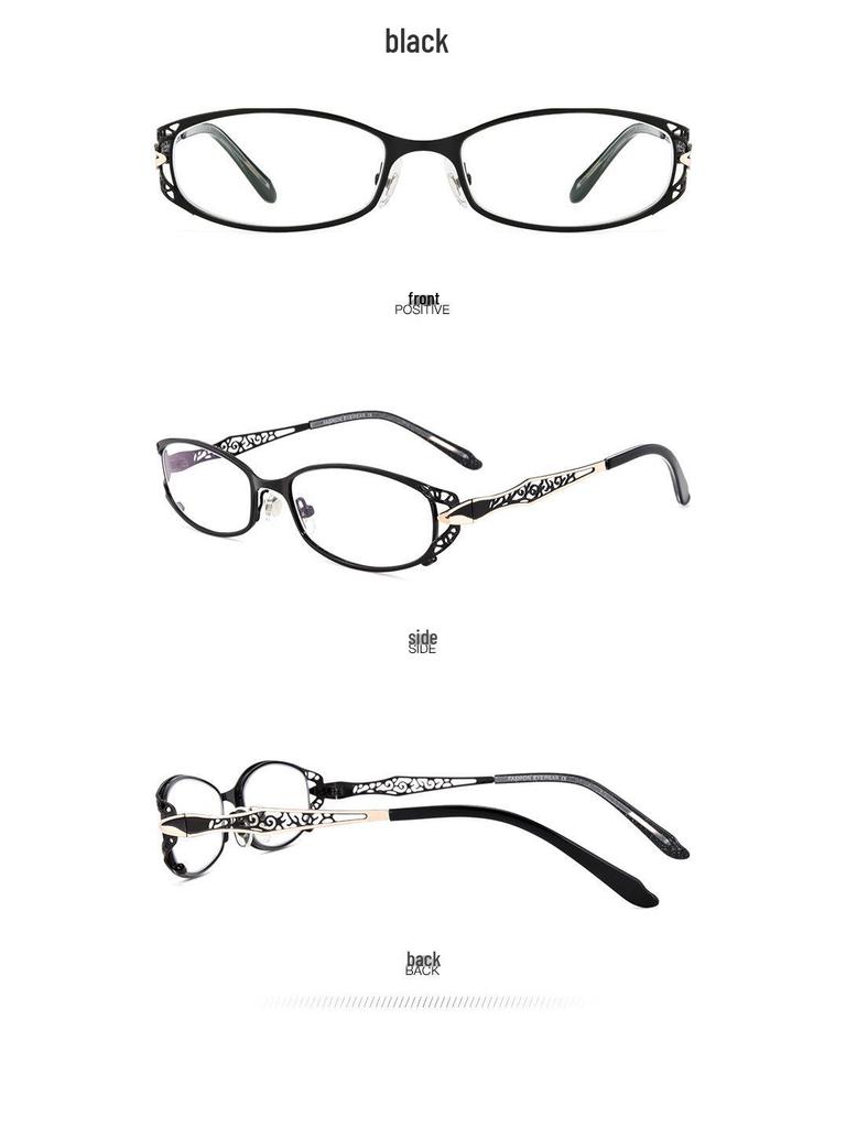 Exquisite Ultra-Light Metal Alloy Glasses Frame for Women with Small Faces
