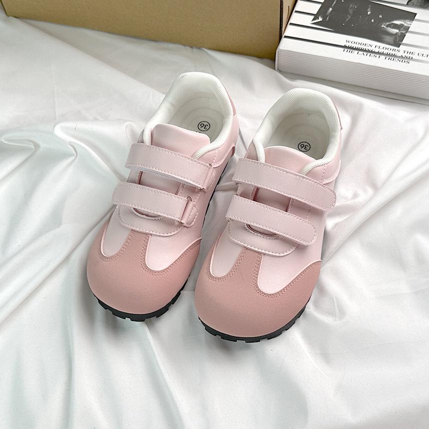 B1 Belle Puff Velcro Board Shoes 22 Autumn Breathable Low Top Casual Candy Color