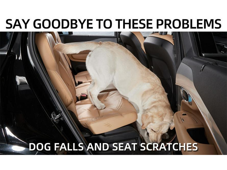 Pet Car Seat Mat: Reinforced Waterproof & Dirt-proof Dog/Cat Basket with Mesh