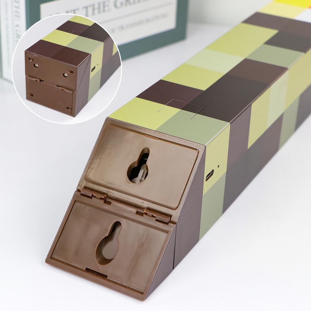 4 Color Brownstone Flashlight USB Rechargeable Night Light Adjustable Lamp with Buckle Children Gift Bedroom Decor Light