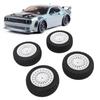 4PCS 1Celsius10 On Road   Car Tires Convert 1Celsius16   Tires 75x28mm Car Tyres Multi Spoke Vented Symmetrical Pattern
