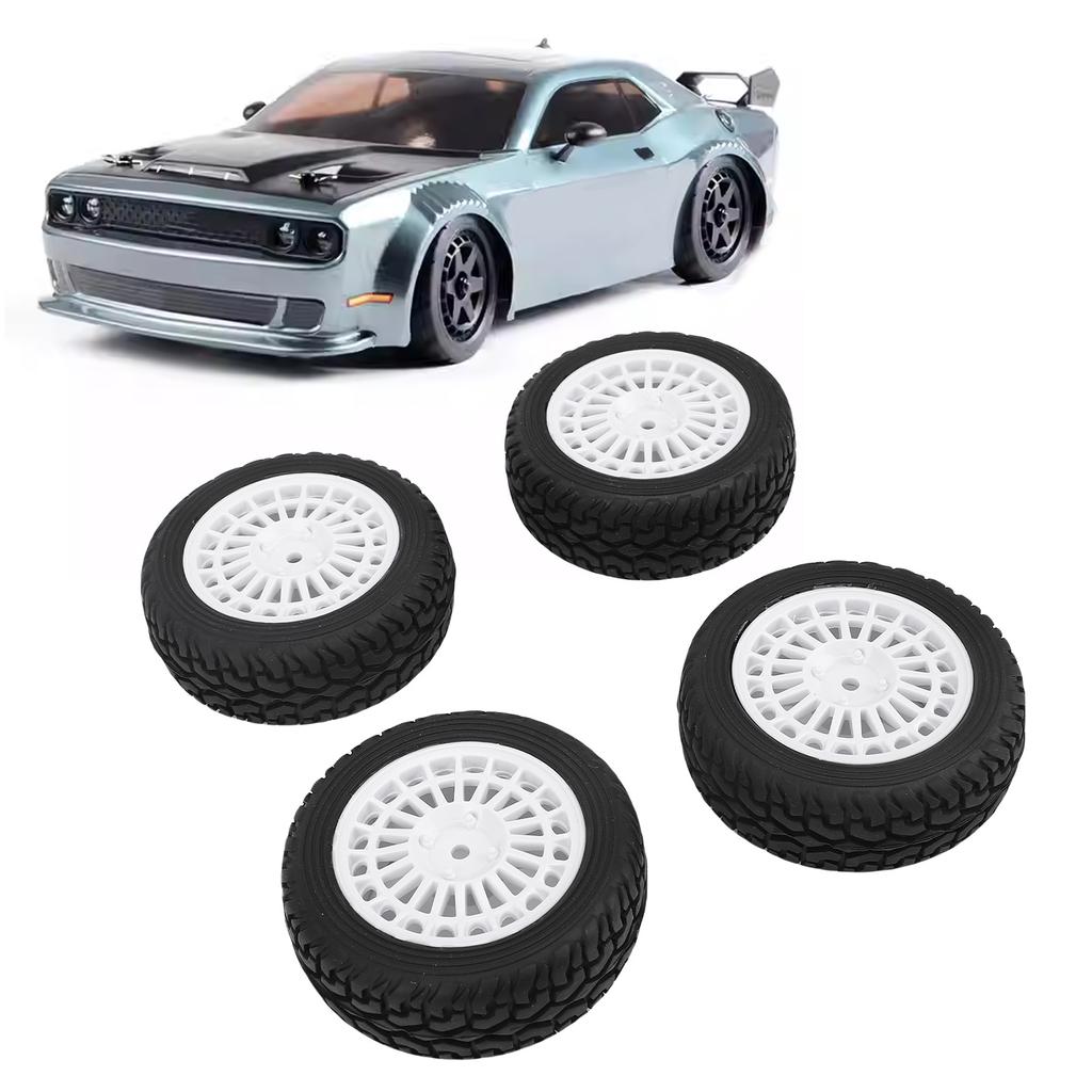 4PCS 1Celsius10 On Road   Car Tires Convert 1Celsius16   Tires 75x28mm Car Tyres Multi Spoke Vented Symmetrical Pattern
