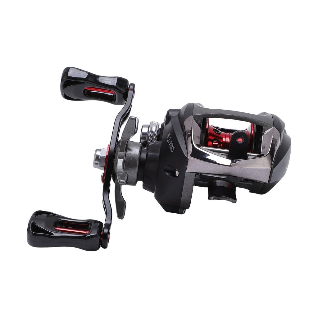 Outdoor Baitcasting Reel Double Double Brake Right Hand Fishing Reel for Freshwater Saltwater 8KG Force 6.3:1 Gear Ratio