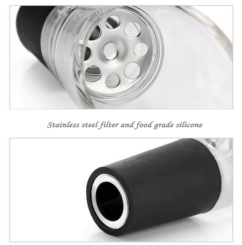 1pcs Wine Aerator Pourer Spout Decanter Magic Mini Wine Decanter Wine Aerator(Color:Black) Wine Bottle Wine Accessories 2023