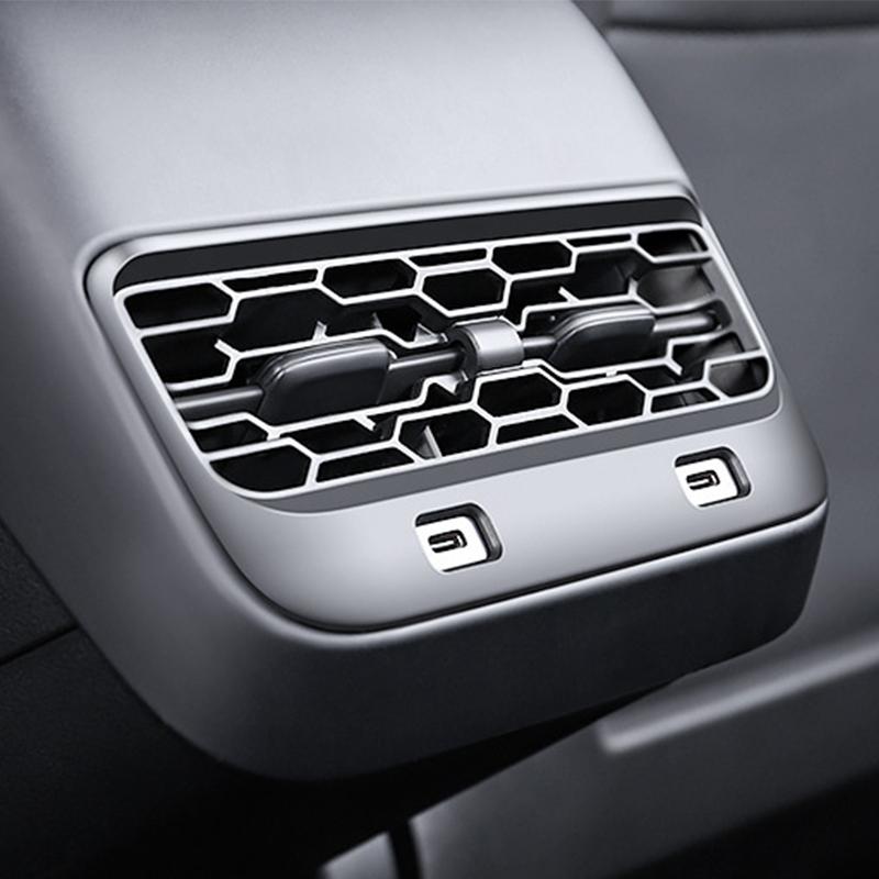 Rear Air Vent Cover For Model 3 Y Juniper Highland Back Seat Accessories Conditioner Outlet Filter Grille Protector