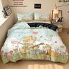 Set cu model Micul Prinț cu cuvertură de pat Decorațiune pentru casă Cadou (1 * husă de pilotă + 2 * fețe de pernă fără miez)