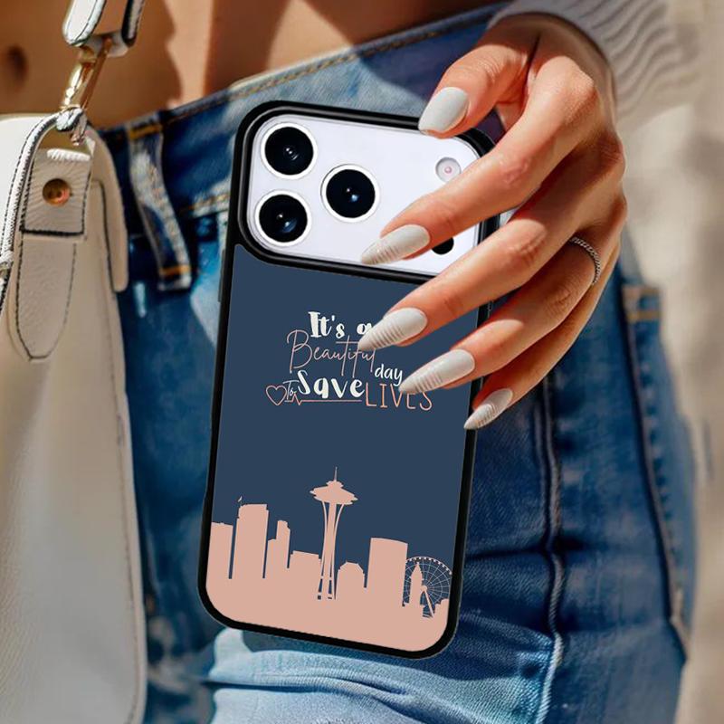 

Greys Anatomy soft Phone Case For iPhone 17 Air 14 15 13 12 Max Cover For Apple 14 15 16 16e 11 Pro Max Plus iPhone 15plus