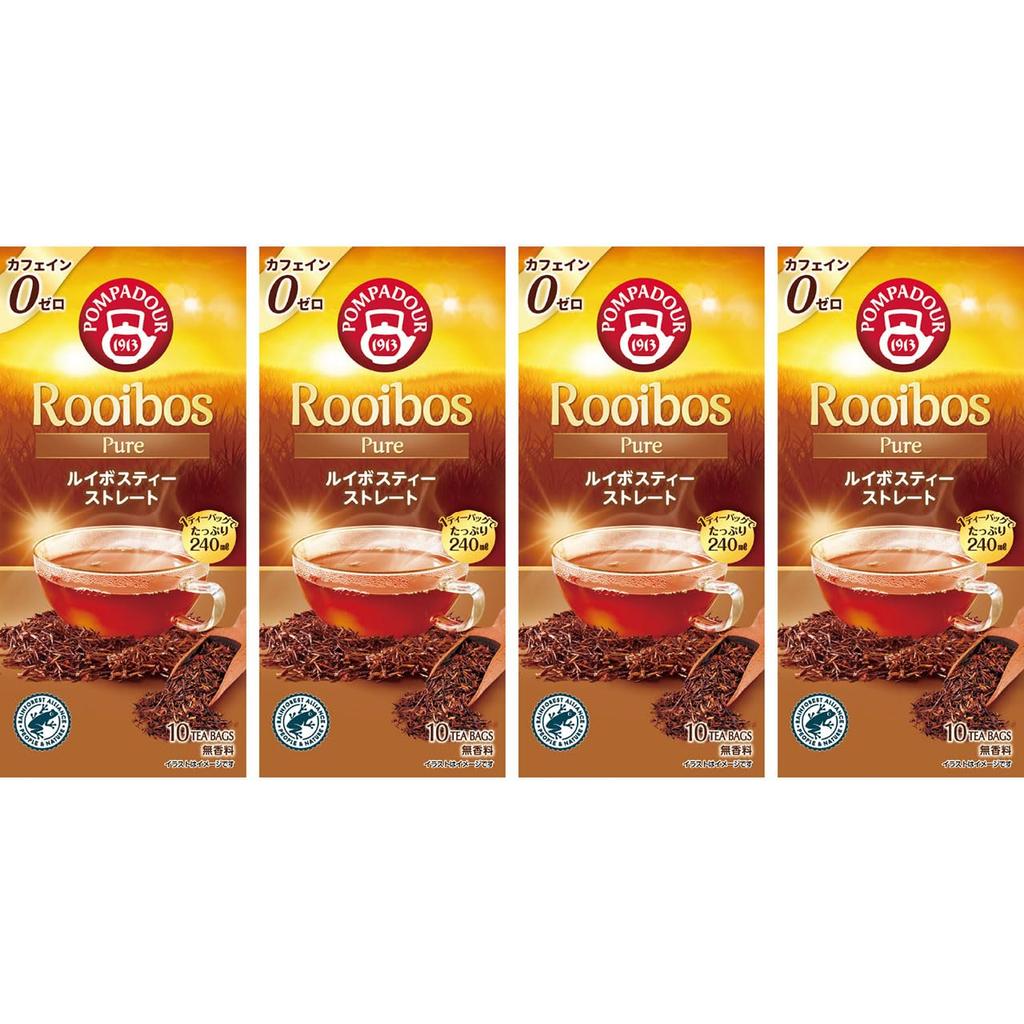 Japan Green Tea Center Pompadour Louis Bos Tea Straight 10TB X 4