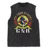 Sommer Guns N Roses American Vintage Gewaschen Old Weste Herren Damen Locker Retro Trend Ärmelloses T-Shirt Tanktops