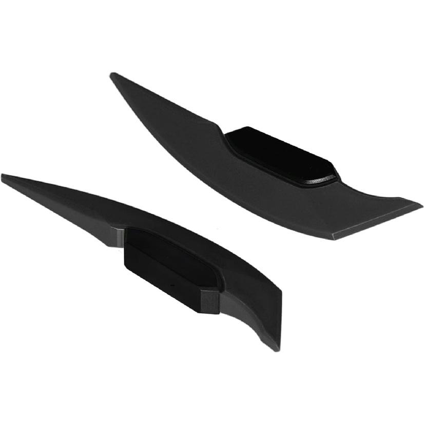 Akozon 1 Set of Motorcycle Side Winglet Aerodynamic Spoiler, Compatible with Universal Motorcycles and Electric Bikes (Black)
