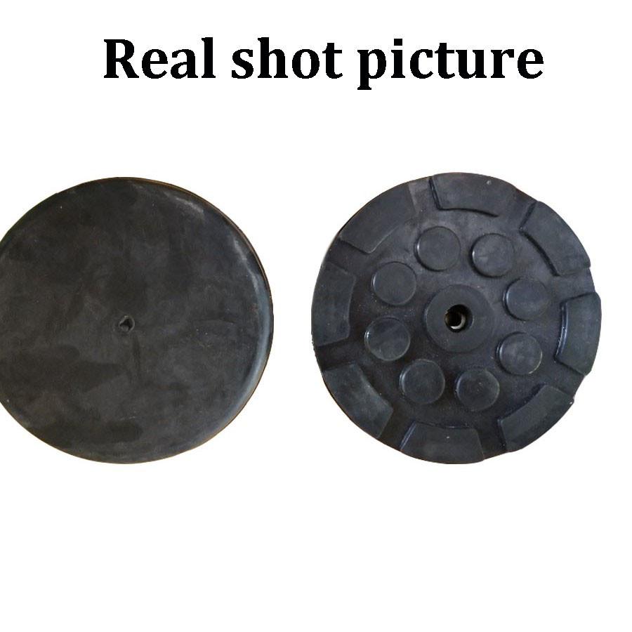 New 4 Pcs Heavy Duty Automobiles Solid Post Lift Arm Pads Disk Round Rubber 122mm