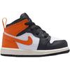 Air Jordan 1 Mid TD Shattered Backboard 2025 Trampki dla niemowląt Pomarańczowy Rozgwiazda Biały DQ8425-801
