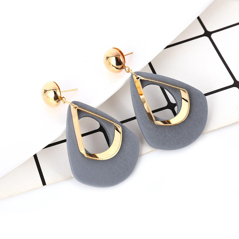 Women Fashion Hollow-out Earring Water-drop Design Unique All-matching Earrings