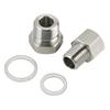 Ntcpefy Practical Hydraulic Adapter Fitting Swap Gauge Sensor Adapter M16X1.5 M12X1.5 1/8 Connector NPT Connector