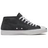 Converse Jack Purcell Mid Schwarz Cord Unisex Sneakers Weiß 169794C
