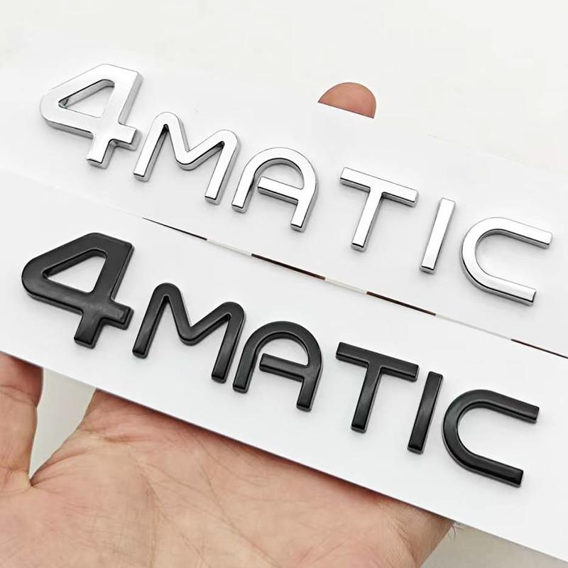 CXEHU1 3D ABS Car Letters Logo 4MATIC Badge Sticker Rear Trunk Emblem Decals For Mercedes Benz EQA250 EQA260 EQA300 EQA350 Accessories