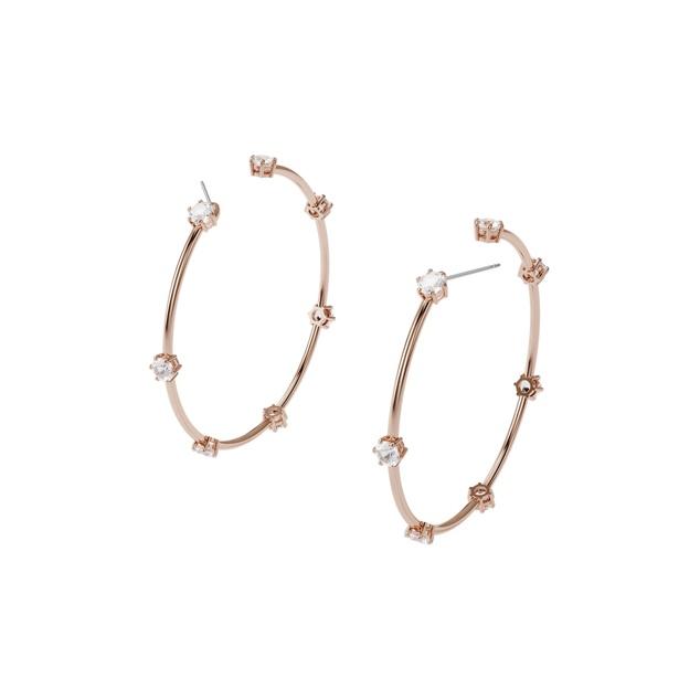 Swarovski Constella Large Circle Crystal Earrings Women Earrings 5609706 Box (Random Color)