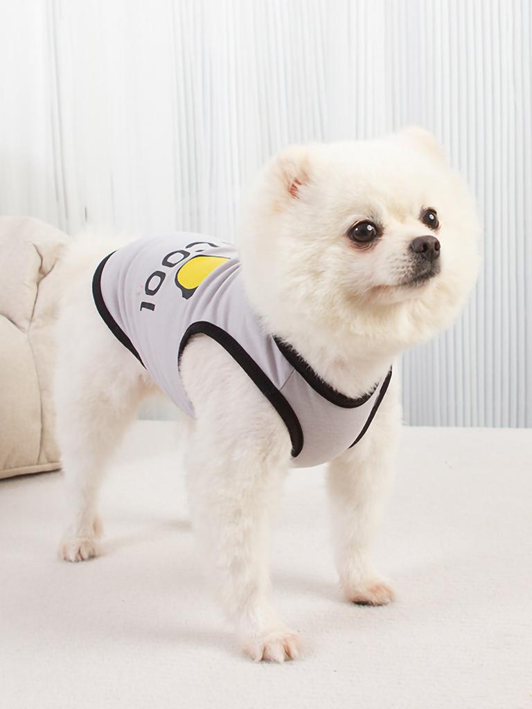 1PC-Pet clothing, dog clothing, cat clothing, spring and summer thin vest glasses suitable for dogs and cats to wear